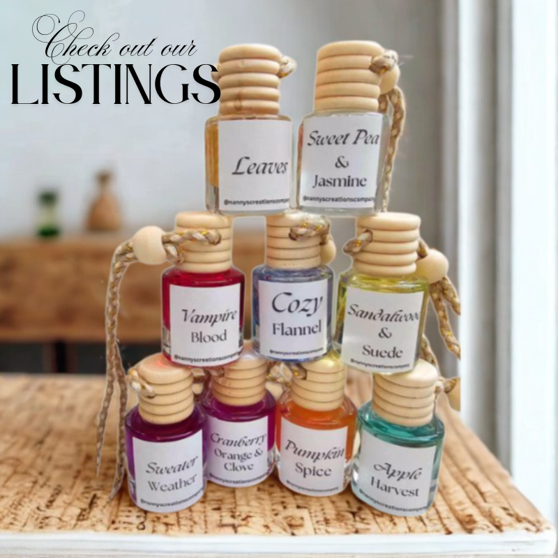 Amber Vanilla Car Reed Diffuser